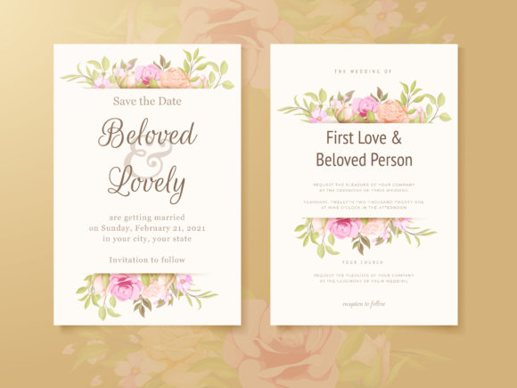 Download Wedding Invitation Card Flower Design - Lower Collection