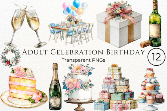 Download Adult Celebration Birthday Clipart - Premium Resources